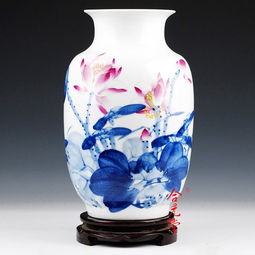 省级大师手绘景德镇陶瓷花瓶